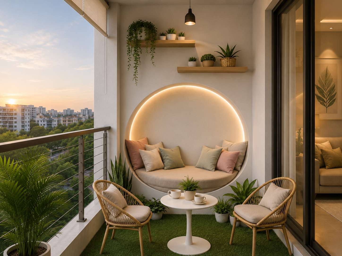 Balconies interior design detail 3 by Spacr