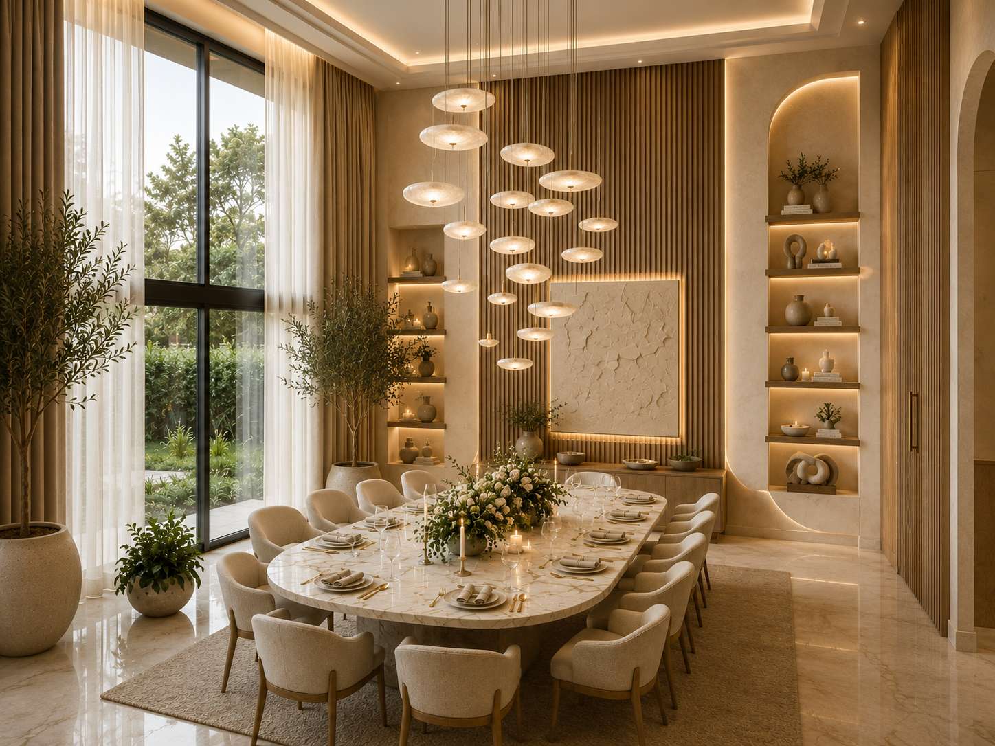 Dining Halls interior design detail 5 by Spacr