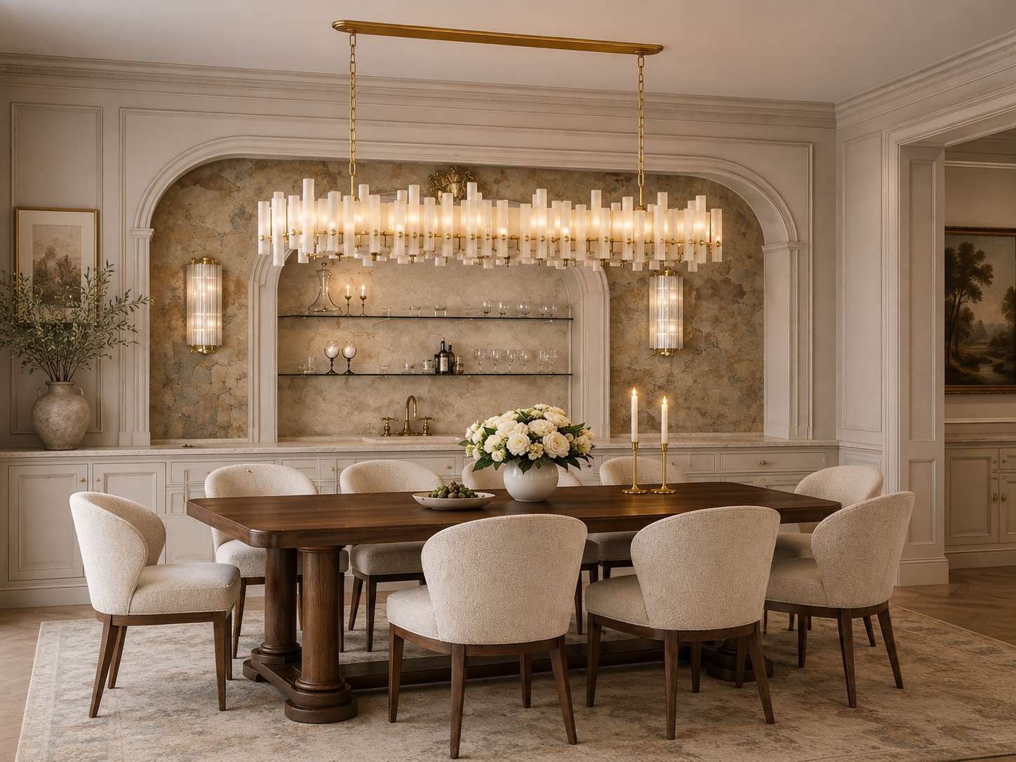 Dining Halls interior design detail 4 by Spacr