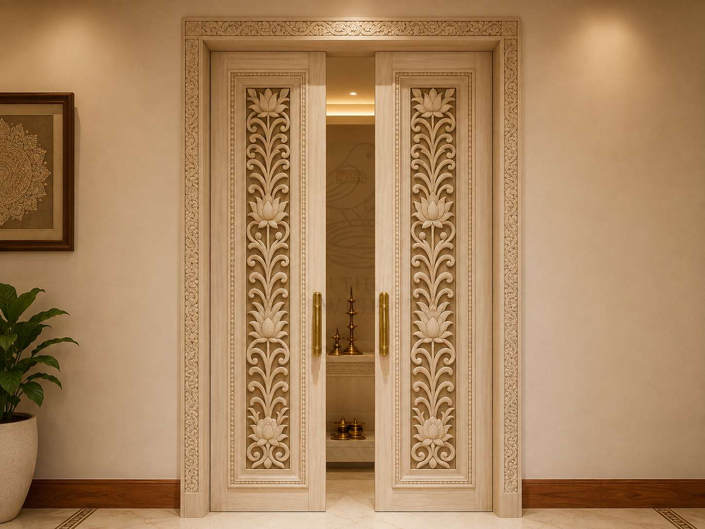 Pooja Rooms interior design detail 11 by Spacr